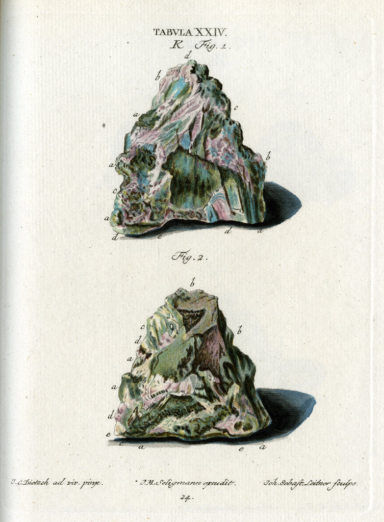 Detail of Cobalt by Johann Sebastian Leitner