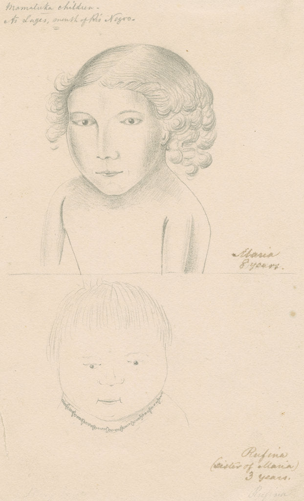 Detail of Portraits of Rufina and Maria by Richard Spruce