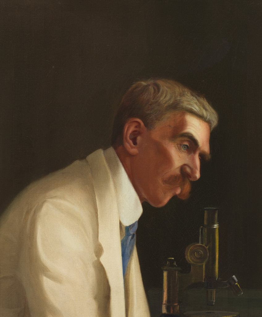Detail of Portrait of Leonard Rogers by Richard Ernest Lloyd