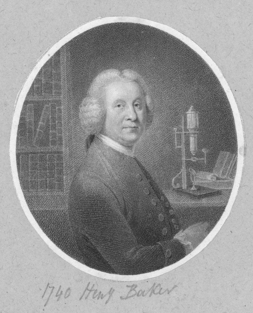 Detail of Portrait of Henry Baker by William Nutter