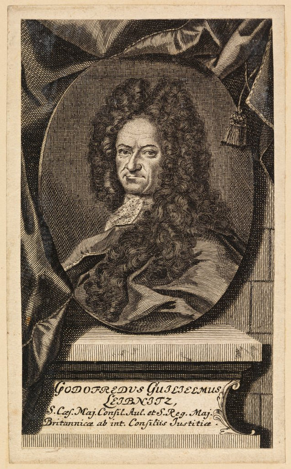 Portrait Of Gottfried Wilhelm Leibniz Posters And Prints By Unknown 0227
