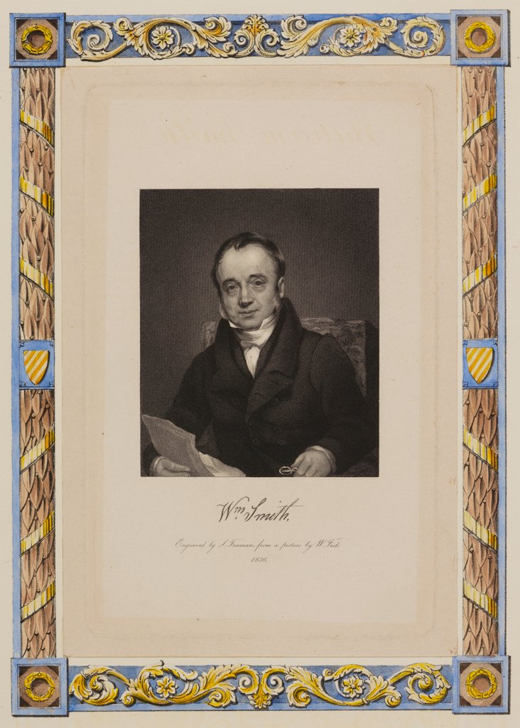 Detail of Portrait of William Smith by Samuel Freeman