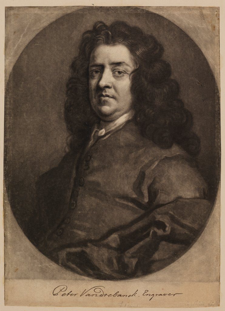 Detail of Portrait of Peter Vanderbank by George White