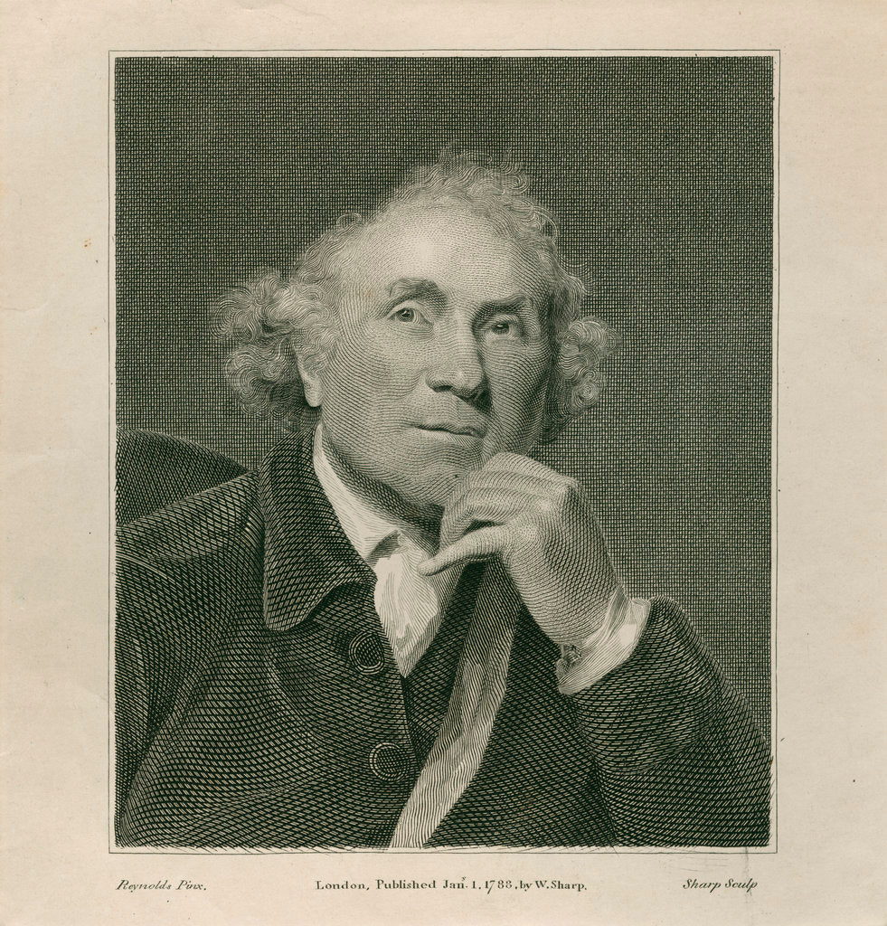 Detail of Portrait of John Hunter (1728-1793) by William Sharp