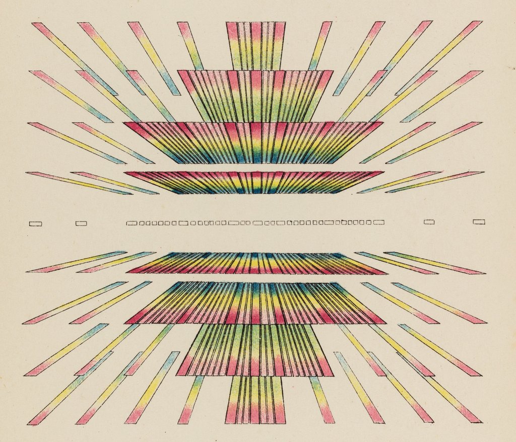 Detail of Interference spectra by Friedrich Magnus Schwerd