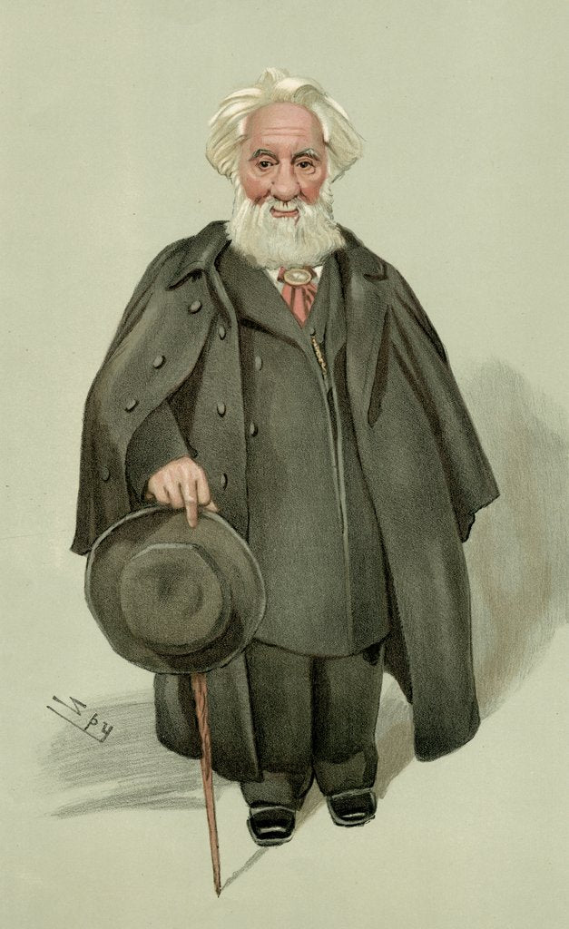 Detail of Caricature of William Huggins by Leslie Matthew Ward