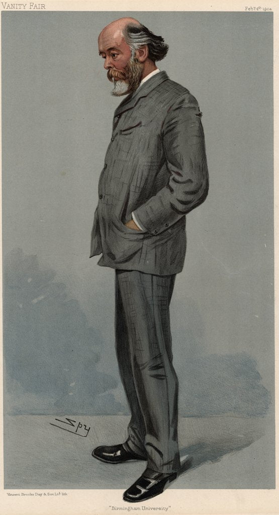 Detail of Caricature of Oliver Joseph Lodge by Leslie Matthew Ward