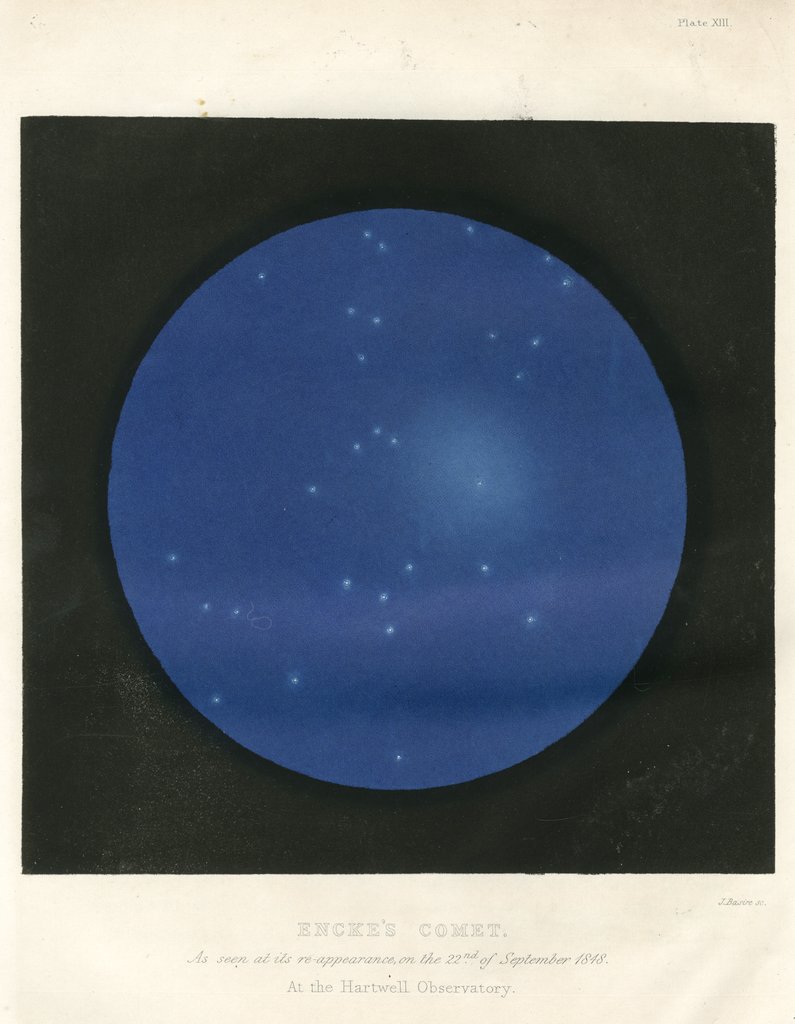 Detail of Encke’s Comet’ by James Basire III