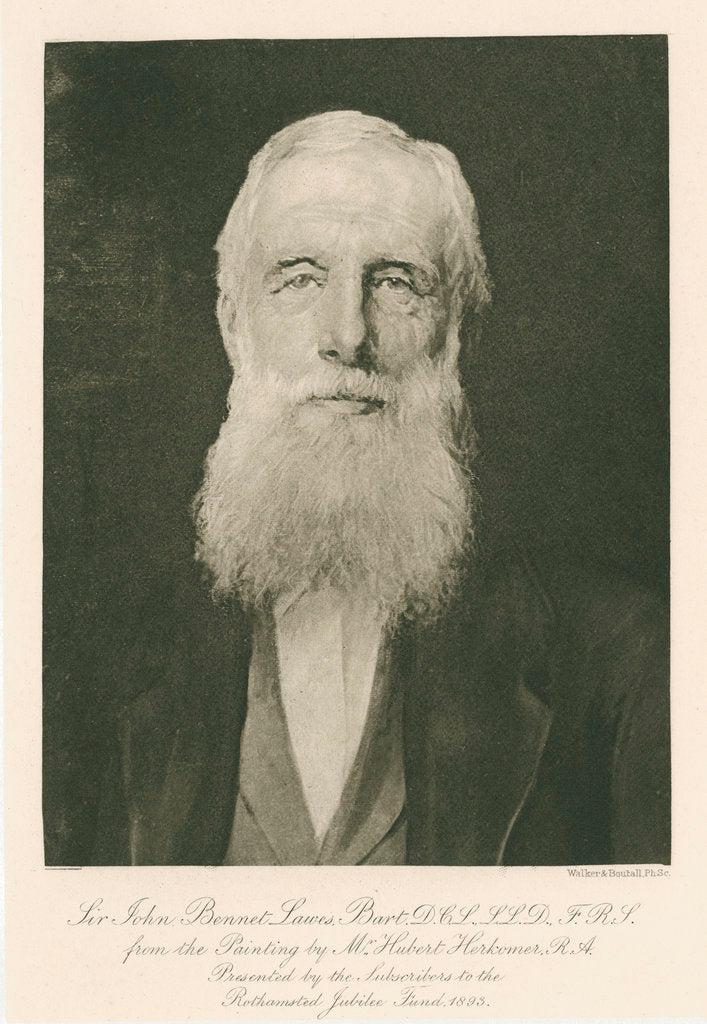 Detail of Portrait of John Bennet Lawes (1814-1900) by Walker & Boutall
