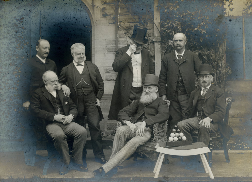 Detail of Scientists at a meeting of the British Association for the Advancement of Science by Anonymous