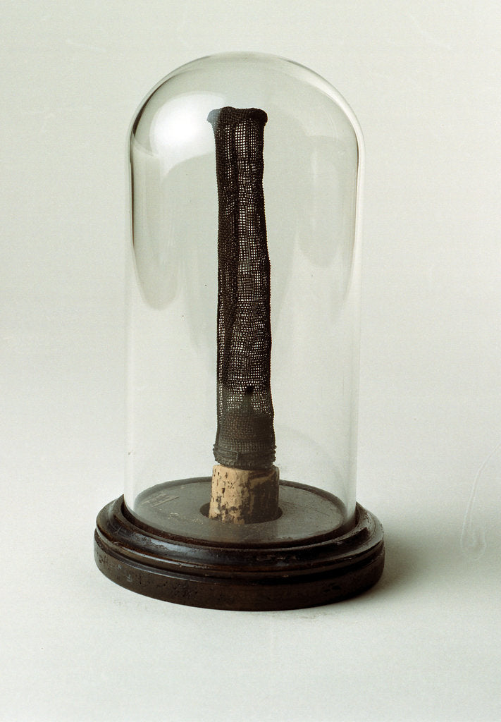 Detail of Davy lamp by Humphry Davy