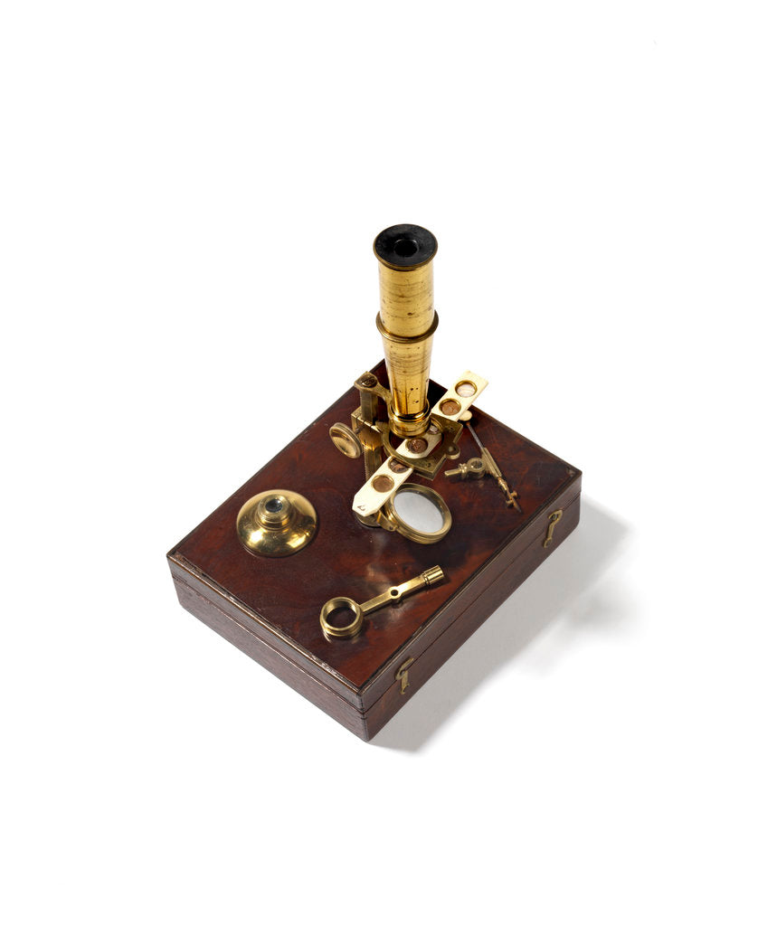 Detail of Compound microscope by William Cary