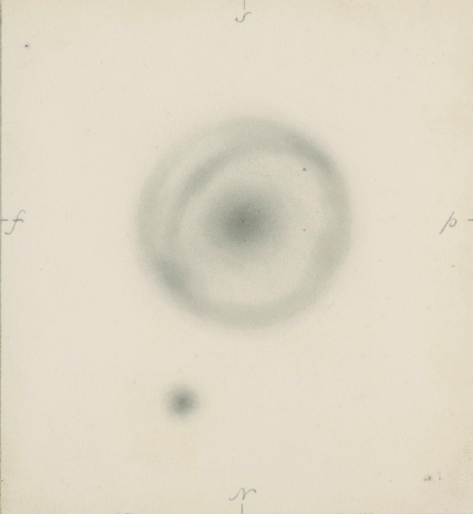 Detail of M.51 the Whirlpool Galaxy by John Frederick William Herschel