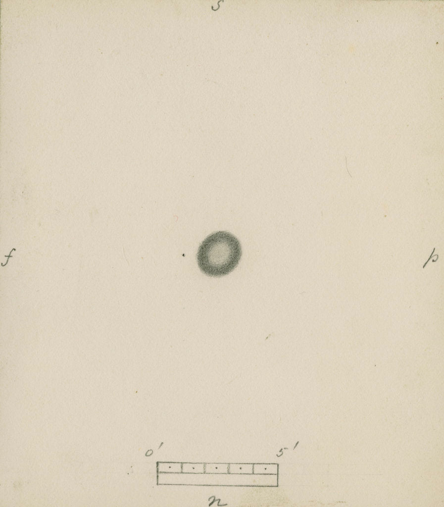 Detail of M.57 the Ring Nebula by John Frederick William Herschel