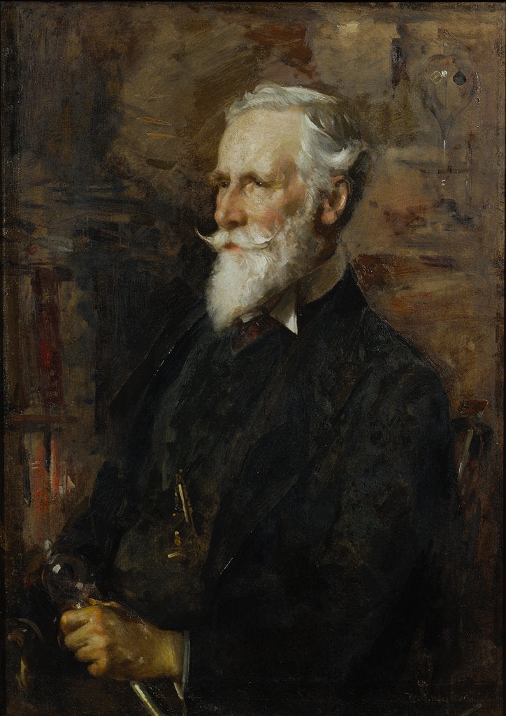 Detail of Portrait of Sir William Crookes (1832-1919) by Edward Arthur Walton