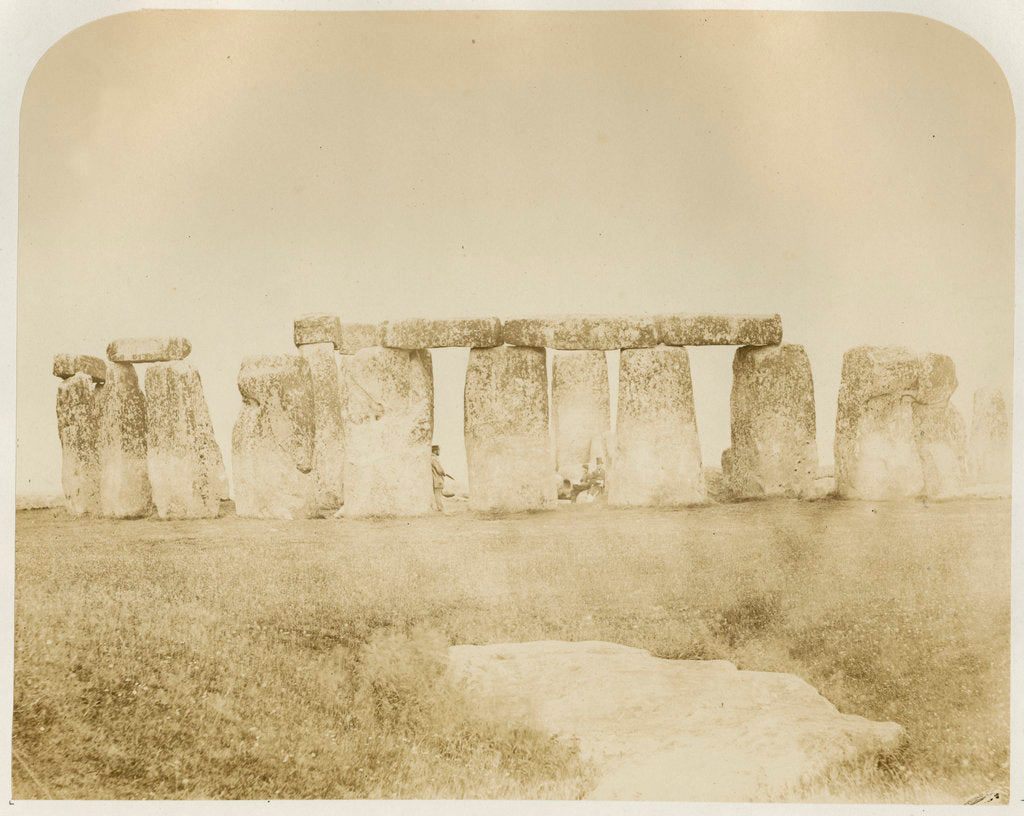 Detail of 'Stonehenge. General view...' by Henry James