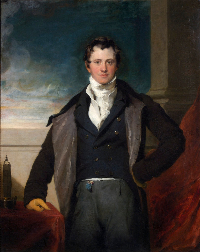 Detail of Portrait of Humphry Davy (1778-1829) by Thomas Lawrence