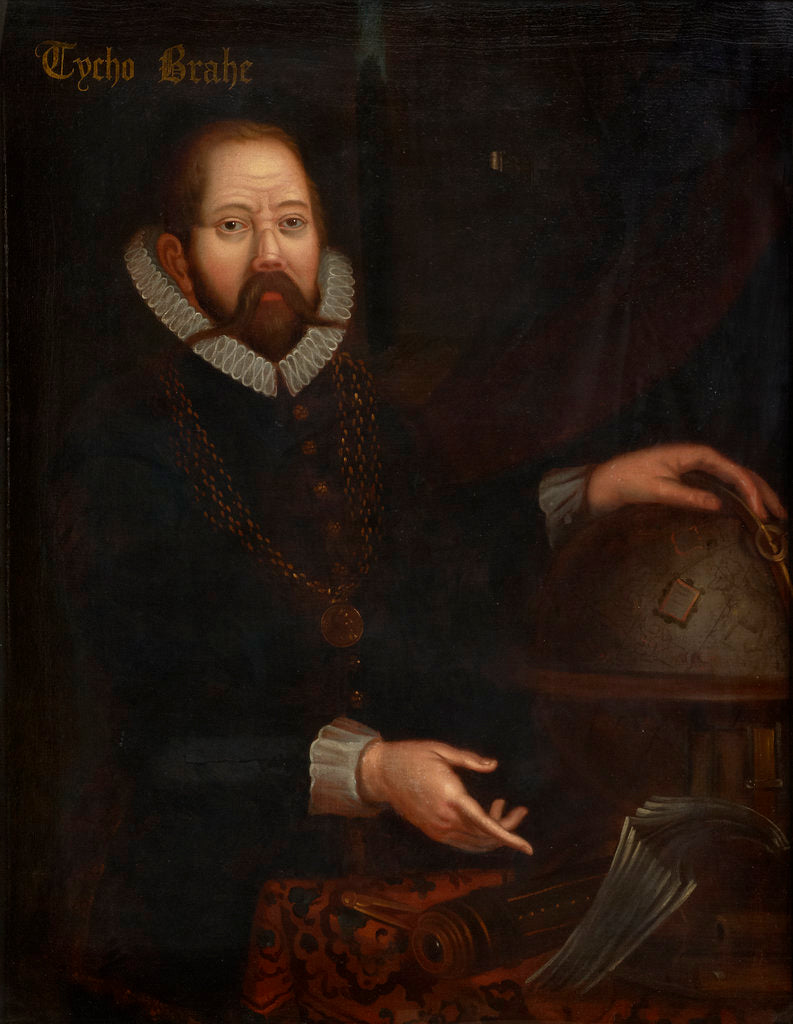 Detail of Portrait of Tycho Brahe (1546-1601) by unknown