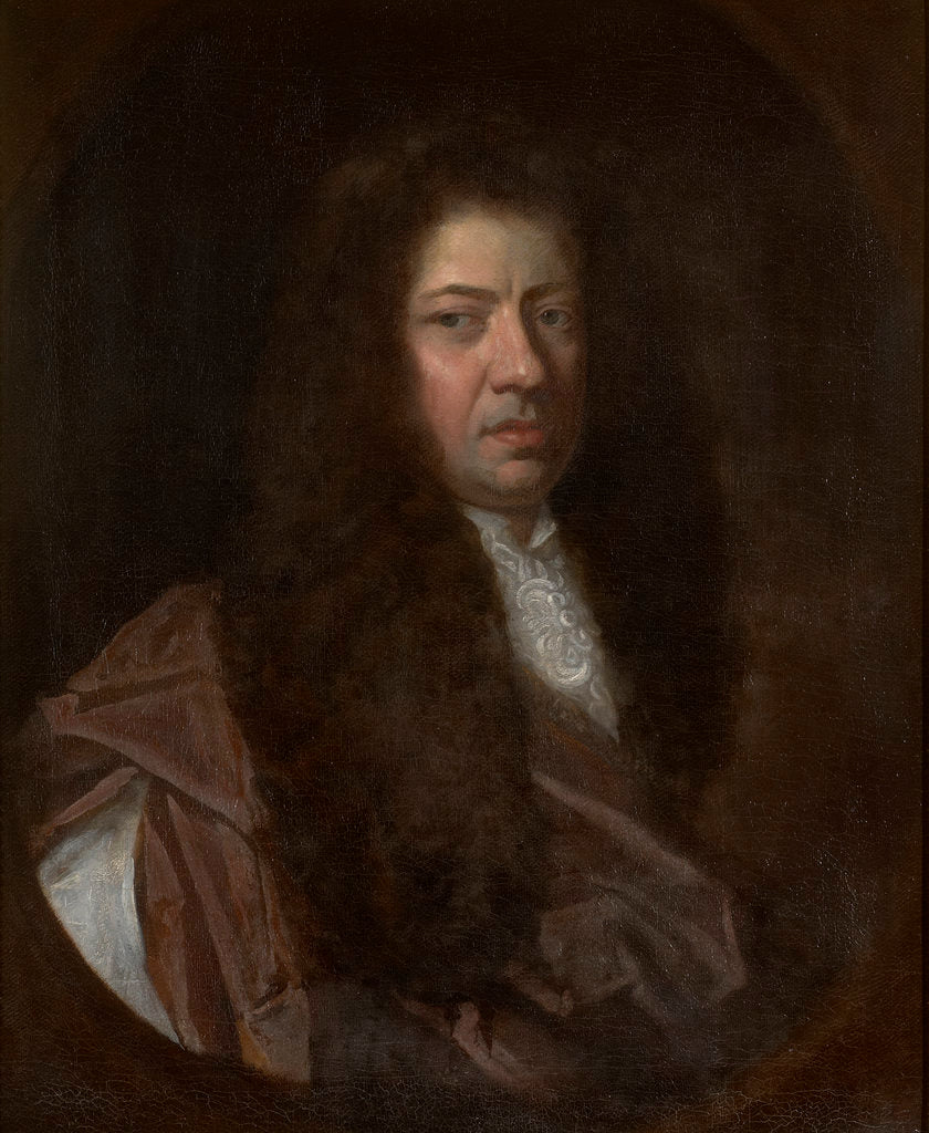 Detail of Portrait of Samuel Pepys (1633-1703) by Godfrey Kneller