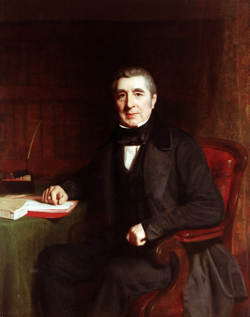 Detail of Portrait of John Barrow (1764-1848) by Stephen Pearce