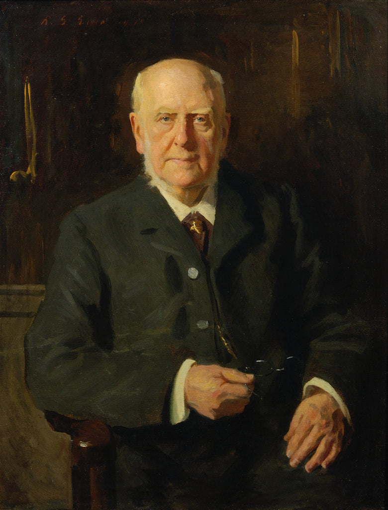 Detail of Portrait of Archibald Geikie (1835-1924) by Reginald Grenville Eves