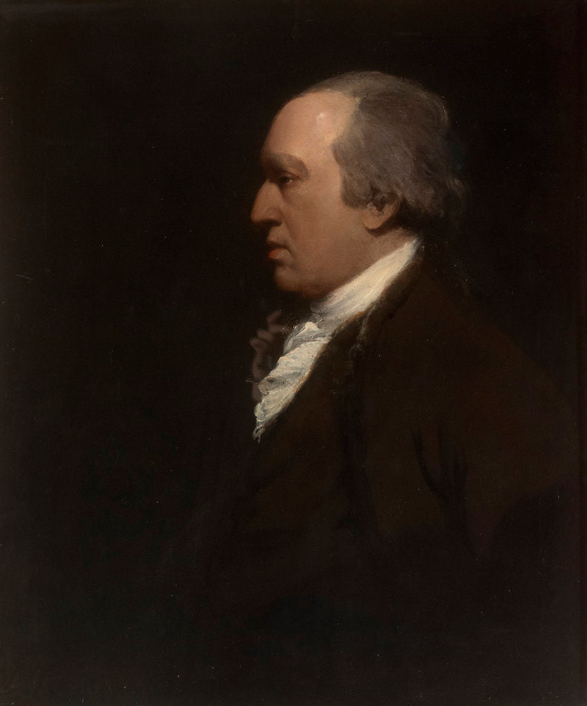 Detail of Portrait of Edward Whitaker Gray (1748-1806) by Augustus Wall Callcott