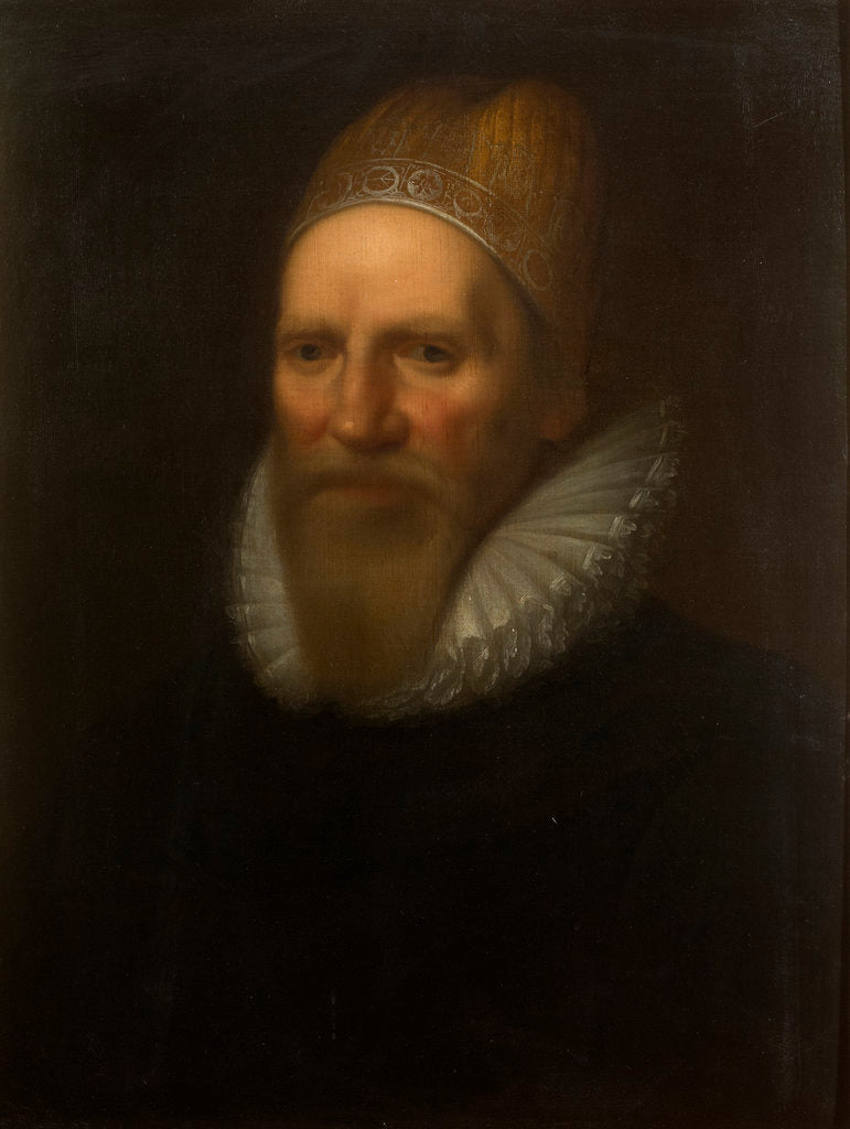 Detail of Portrait of Henry Spelman (1563-1641) by Studio of Cornelius Janssen van Ceulen