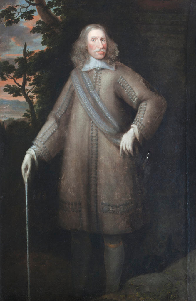 Detail of Portrait of a gentleman of the Chester family by Anonymous