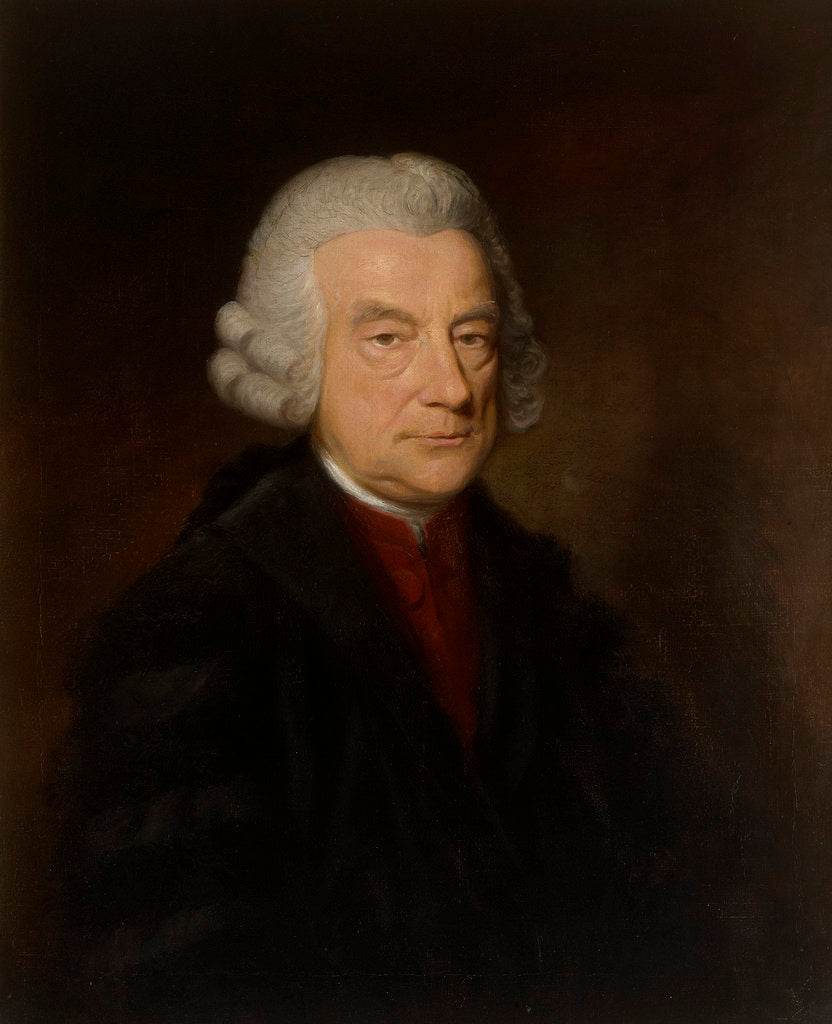 Detail of Portrait of William Watson (1715-1787) by Lemuel Francis Abbott