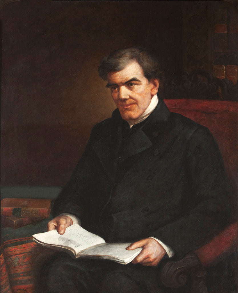 Detail of Portrait of George Peacock (1791-1858) by Douglas Wye Blakiston