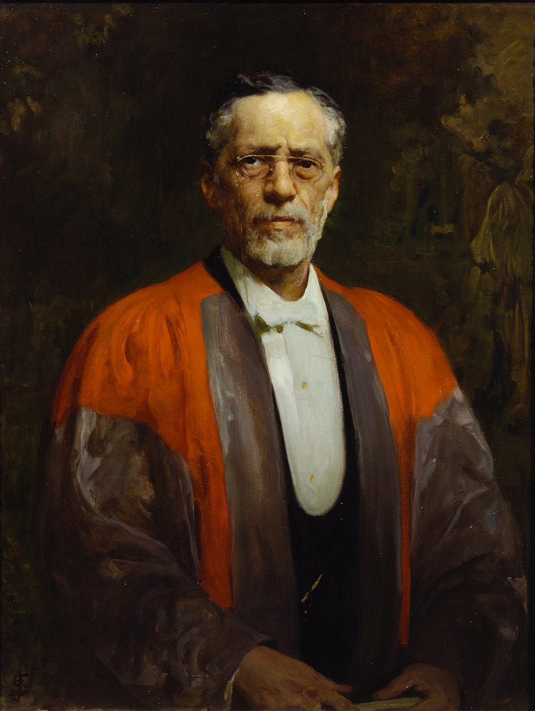 Detail of Portrait of Raphael Meldola (1849-1915) by Solomon Joseph Solomon