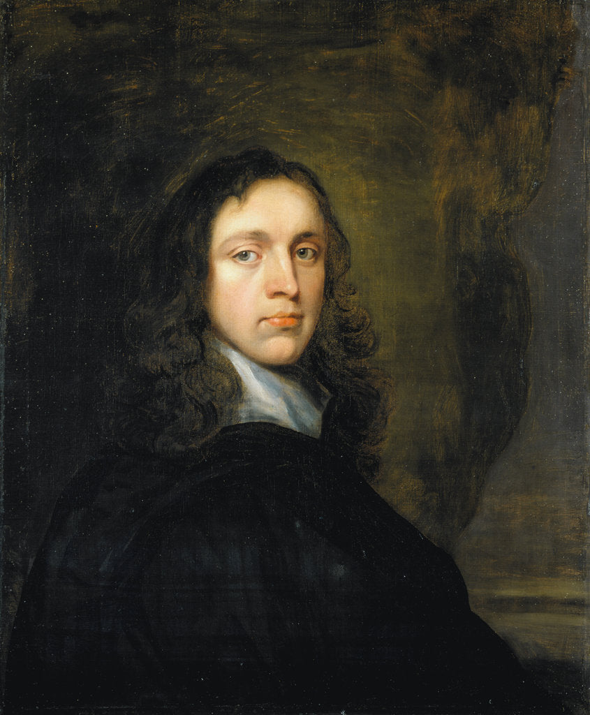 Detail of Portrait of Abraham Hill (1630-1732) by John Hayls