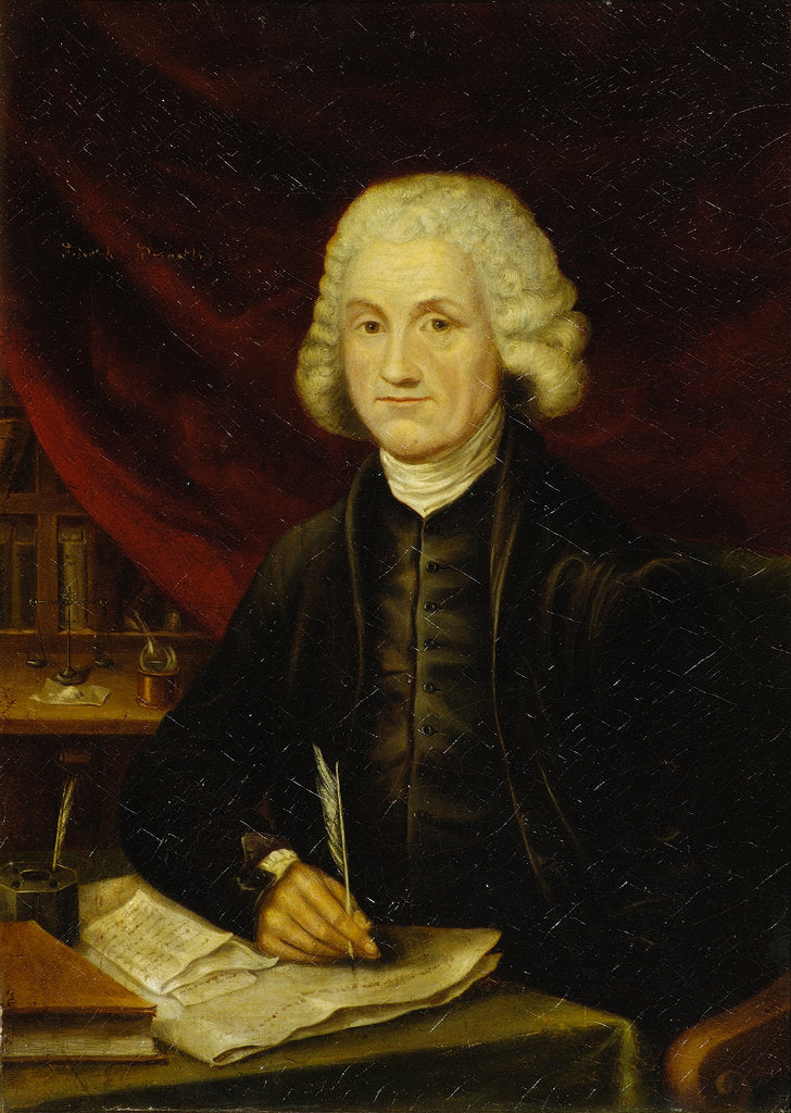 Detail of Portrait of Joseph Priestley (1733-1804) by unknown
