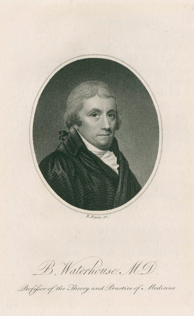 Portrait of Benjamin Waterhouse (1754-1846) by Richard Reeve