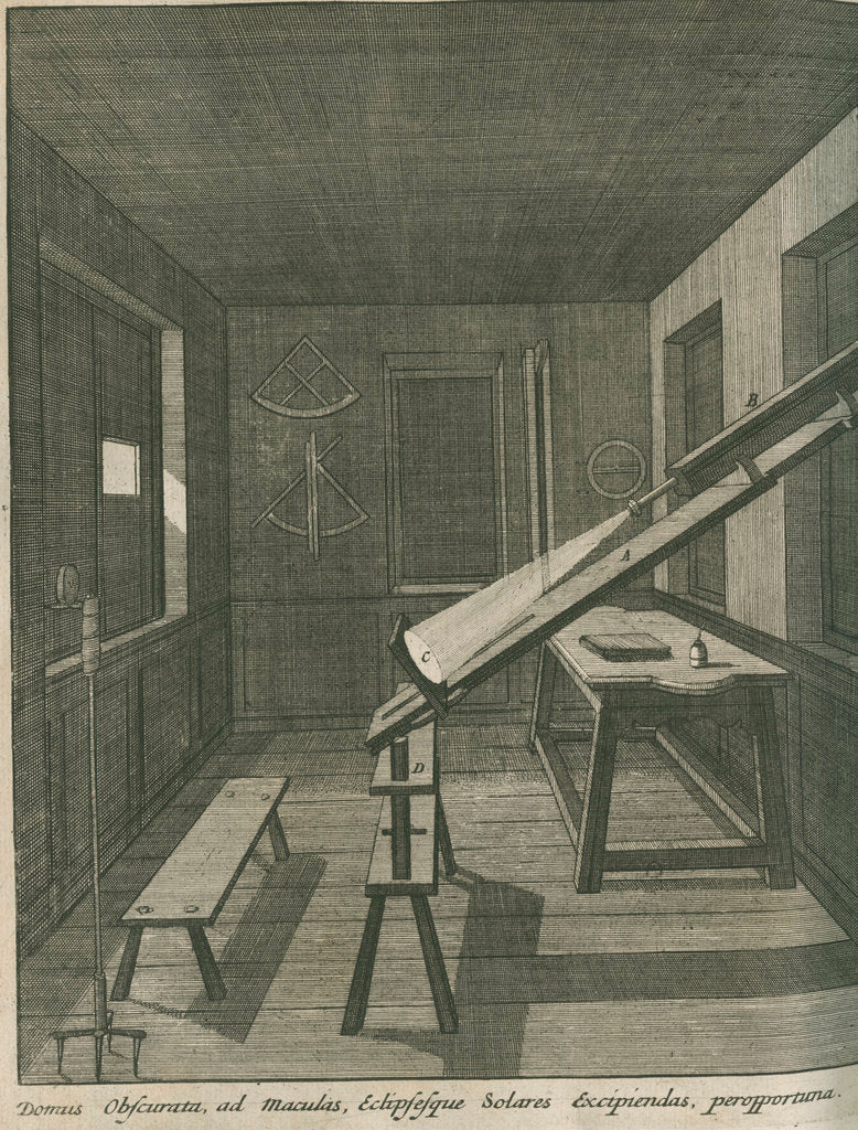 Detail of Method of observing the Sun at the Royal Observatory, Greenwich by Francis Place