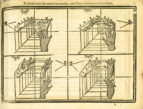 Movement and perspective of the hand posters & prints by unknown
