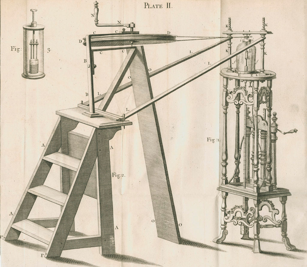 Francis Hauksbee's air pump by unknown