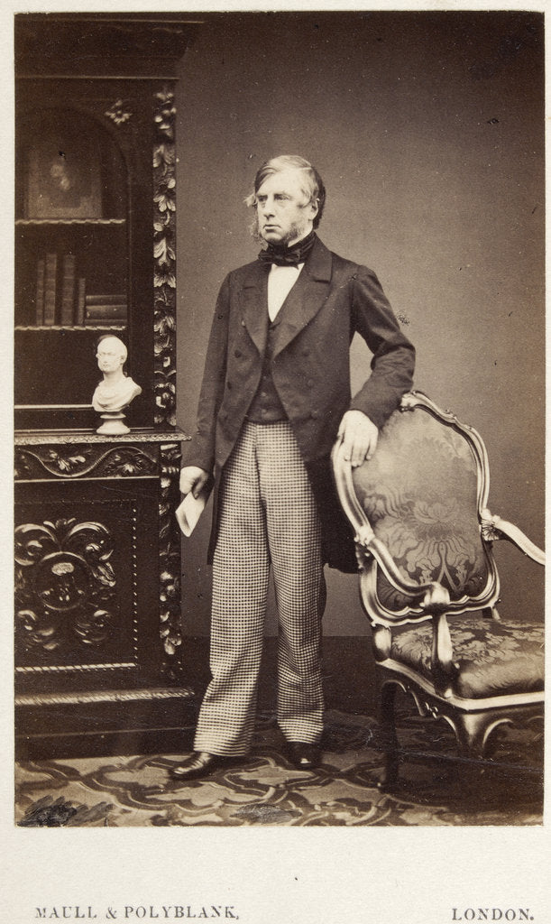 Portrait of William Cavendish, 7th Duke of Devonshire (1808-1891) by Maull & Polyblank