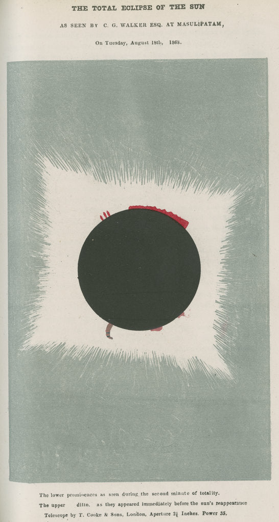 Total eclipse of the Sun by C G Walker