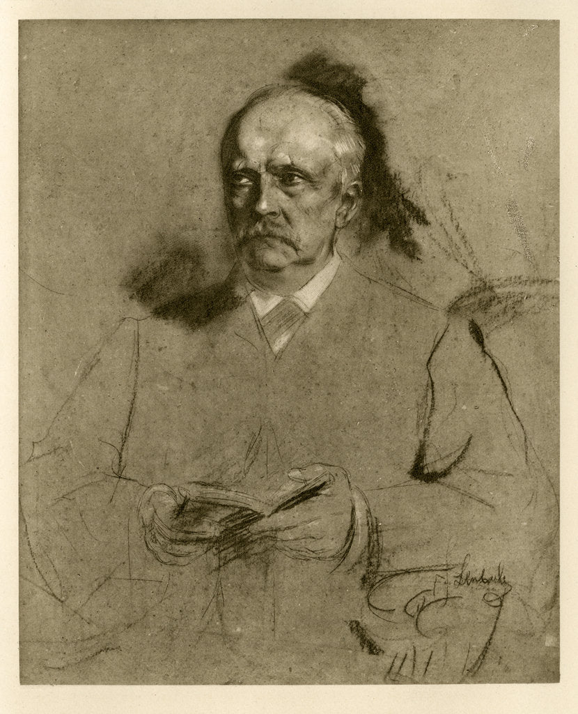 Detail of Portrait of Hermann Ludwig Ferdinand von Helmholtz by unknown