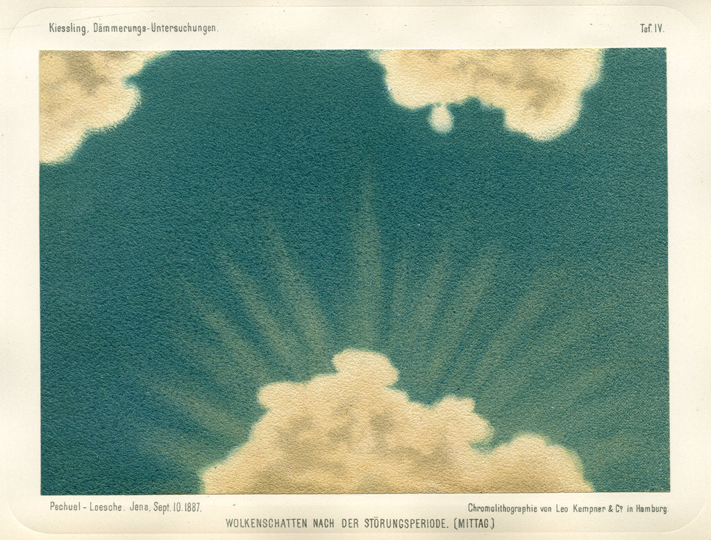 Detail of Cloud shadow, noon by Leo Krauss and Company