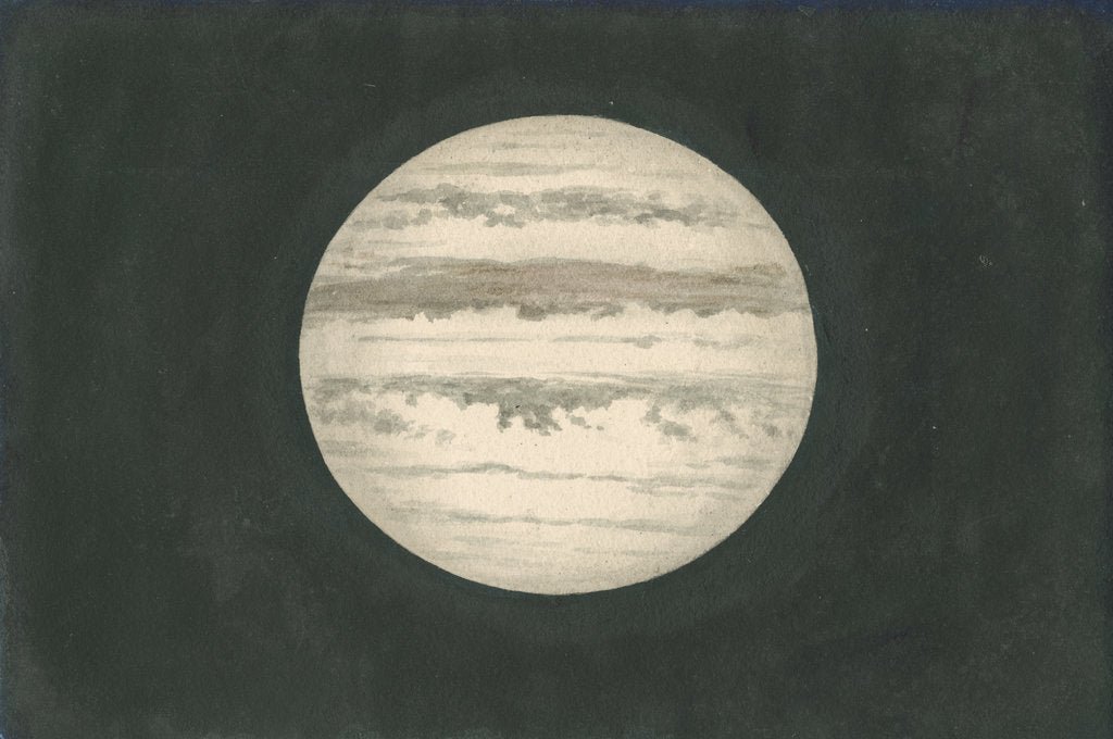 Detail of Jupiter by Charles Piazzi Smyth