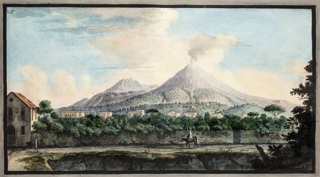 Mount Vesuvius by Pietro Fabris