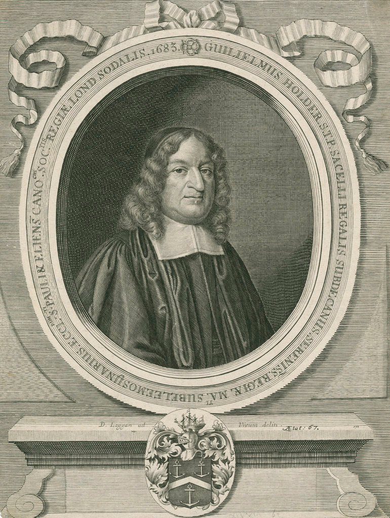 Portrait of William Holder (1616-1698) by David Loggan