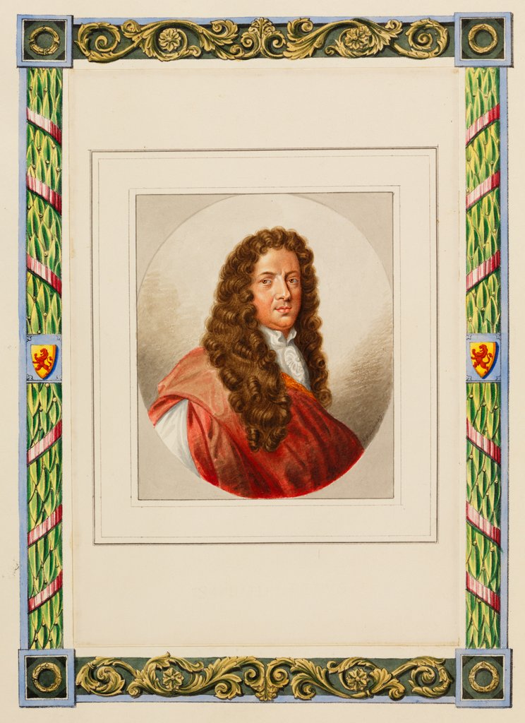 Detail of Portrait of Samuel Pepys by George Perfect Harding