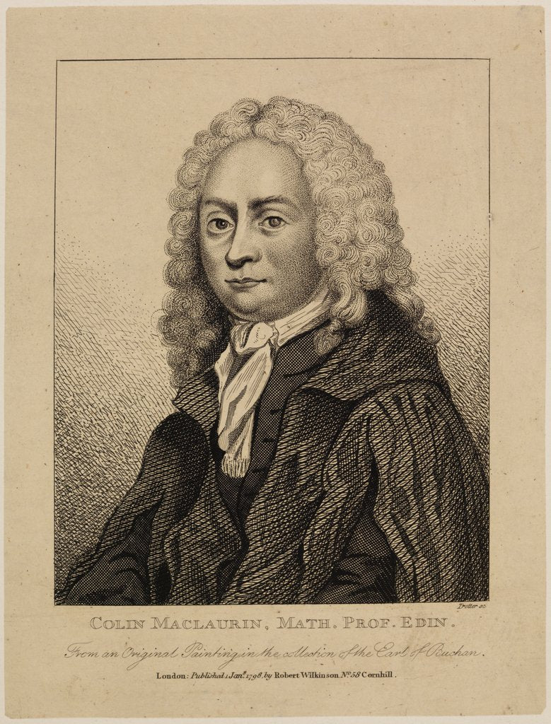 Portrait of Colin Maclaurin by Thomas Trotter