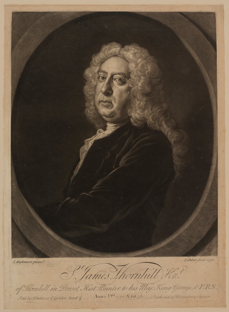 Portrait of James Thornhill by John Faber the younger