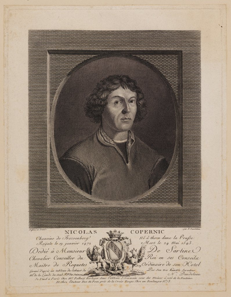 Detail of Portrait of Nicolaus Copernicus by Nicolas Dandeleau
