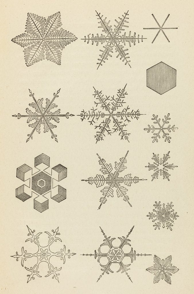 Snow crystals by James Glaisher