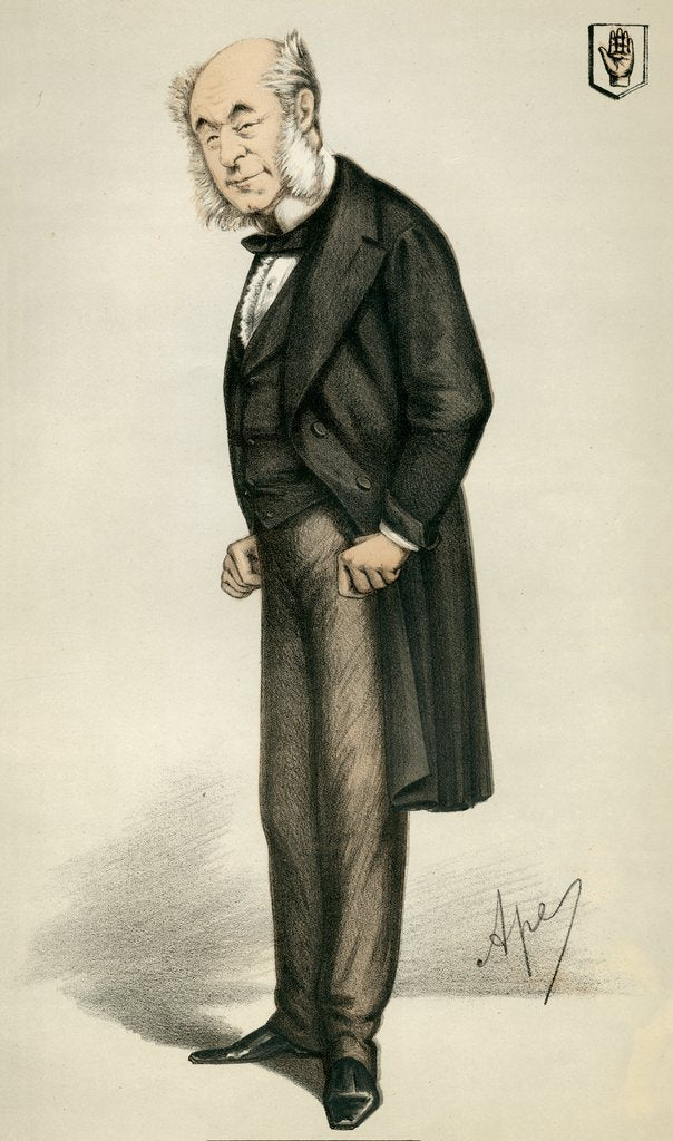 Caricature of William Fergusson by Carlo Pellegrini